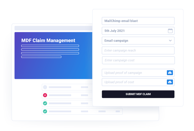 Marketing development fund claim form